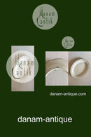 Royal Copenhagen Hvid Svejfet med takket guldkant (Stel 387 / Josephine) Ovalt serveringsfad No 1556