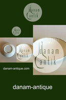 Royal Copenhagen White Curved with serrated Gold edge (Pattern 387 / Josephine) Round Bowl No 1518