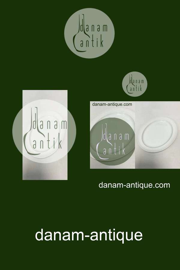 Royal Copenhagen Hvidpot Ovalt fad No 8208