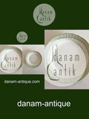 Royal Copenhagen Grøn Svejfet Frokosttallerken No 1623