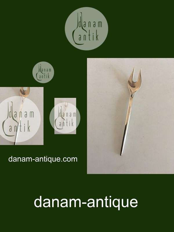 "Tulip" Anton Michelsen Sterling Sølv Asiegaffel