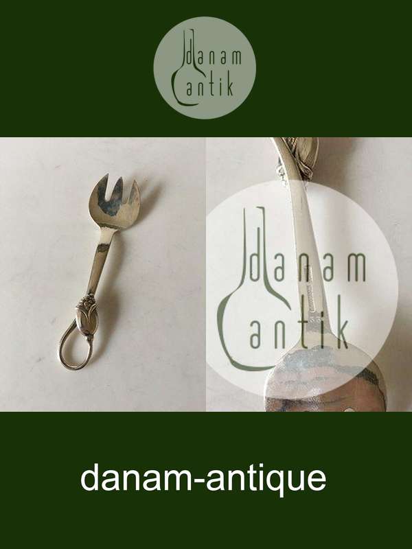 O. Mogensen Sterling Sølv Sardingaffel