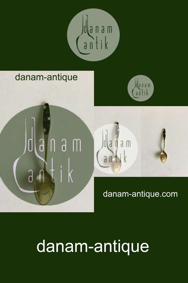 Forgyldt Sukkerske i Sølv og Emalje fra Frigast