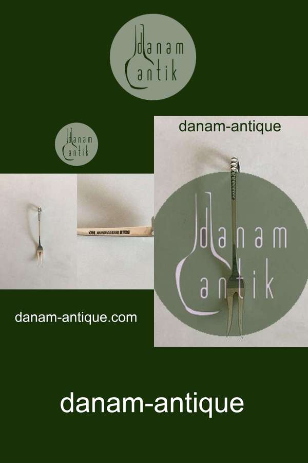 Pålægsgaffel i sølv