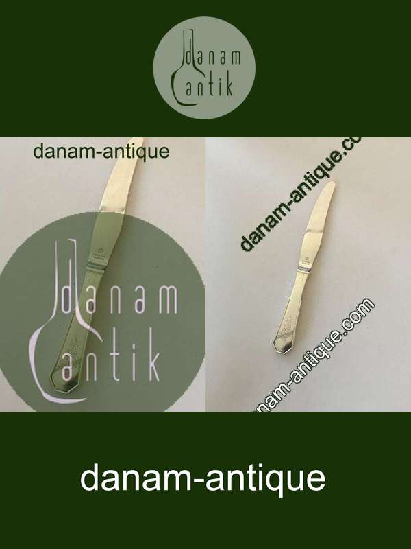 Hans Hansen Arvesølv No 8 Sterling Sølv Spisekniv