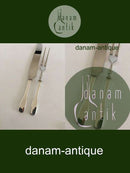 Hans Hansen "Susanne" Forskærer Sæt i Sterling Sølv og Stål