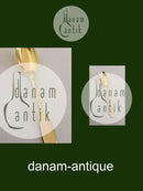 Hans Hansen "Susanne" Forgyldt Sterling Sølv Barneske