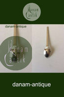 汉斯-汉森纯银婴儿餐具，勺子和叉子。