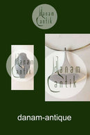 Hans Hansen Sterling Sølv Halsring med vedhæng No 323