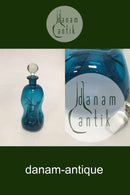 Holmegaard / Kastrup Glasværk Kluk Kluk Karaffel i Blåt Glas