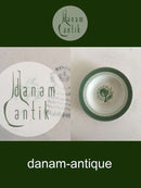 Royal Copenhagen Grøn Tranquebar Dyb Middagstallerken No 947