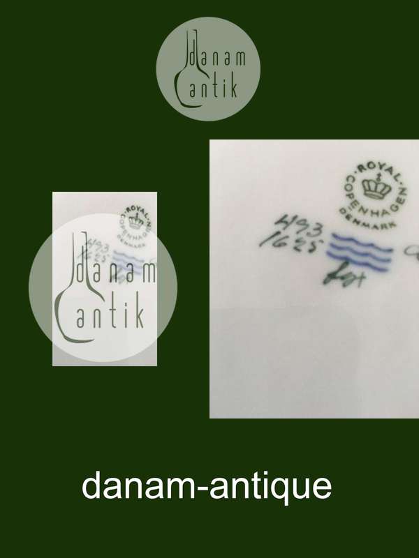 Royal Copenhagen Let Saksisk Blomst Sidetallerken No 1625