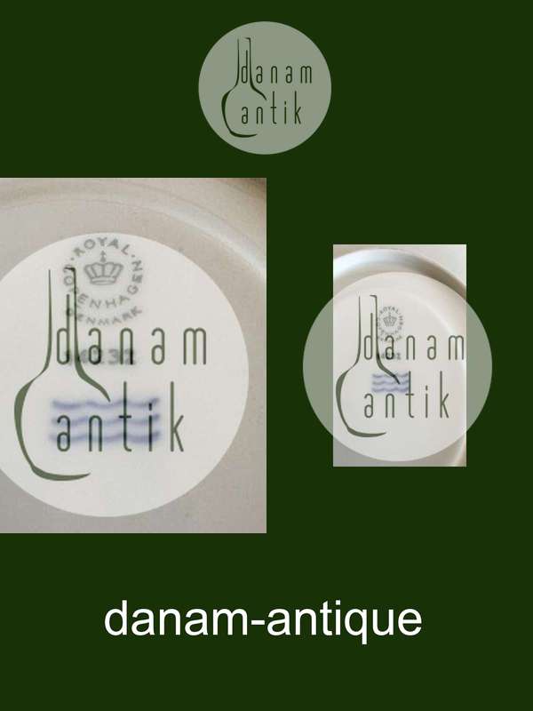  皇家哥本哈根皇家小麦杯、碟子和盖子No 14232