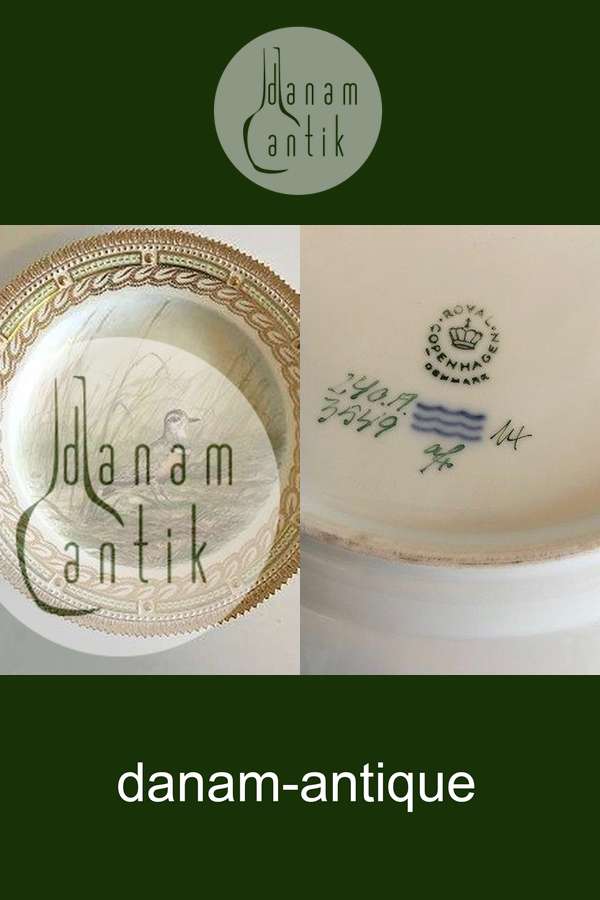 Royal Copenhagen Flora Danica Fuglestel Middagstallerken No 240A/3549