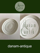 Bing & Grøndahl Henning Koppel Hvid Ovalt Serveringsfad No 315