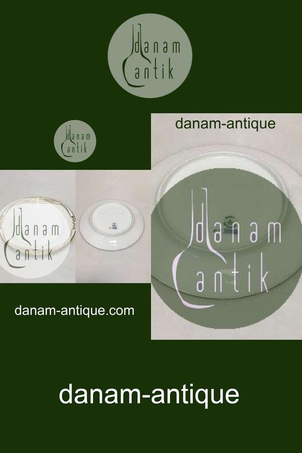 Royal Copenhagen Patttern No 117 Art Nouveau with Gold decoration Cake Plate