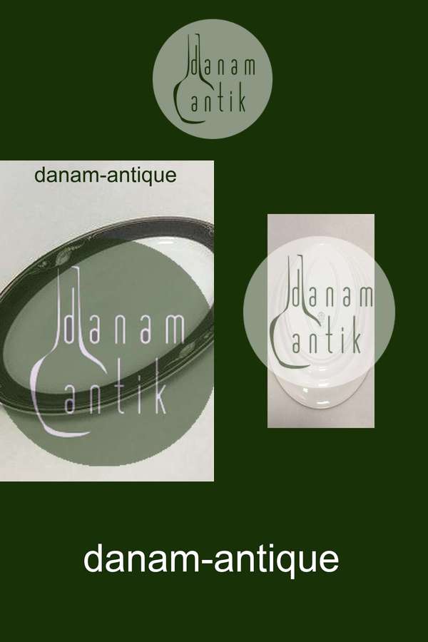 Royal Copenhagen Magnolia Sort Serveringsfad No. 374