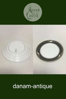 Royal Copenhagen Magnolia Sort tallerken no 619