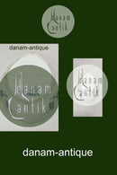 Royal Copenhagen Musselmalet Halvblonde oval assiet No 551