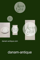 Royal Copenhagen White Flora Danica Pearl Pattern Deep Plate No 3545