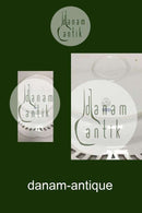 Royal Copenhagen Hvid Flora Danica Perlestel Stor Rundt Fad No 3528