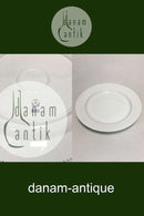 皇家哥本哈根Flora Danica珍珠器皿白色服务盘编号3523