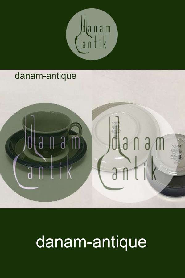 Rørstrand Elisabeth Kaffekop med underkop