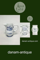 Bing & Grøndahl Jubilæumsstel / Blå Nellike kande