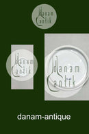 Bing & Grøndahl Jubilæumsstel / Blå Nellike Låg