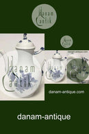 Royal Copenhagen Blå Blomst Svejfet Kaffekande No 1794