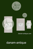 Royal Copenhagen Rosenknop Halvmåneformet fad No 8010