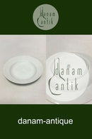 Bing & Grøndahl Elegance, Hvid Dyb Tallerken No 22