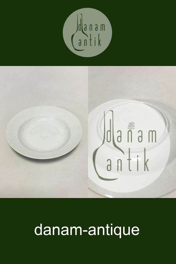 Bing & Grøndahl Elegance, Hvid Dyb Tallerken No 22