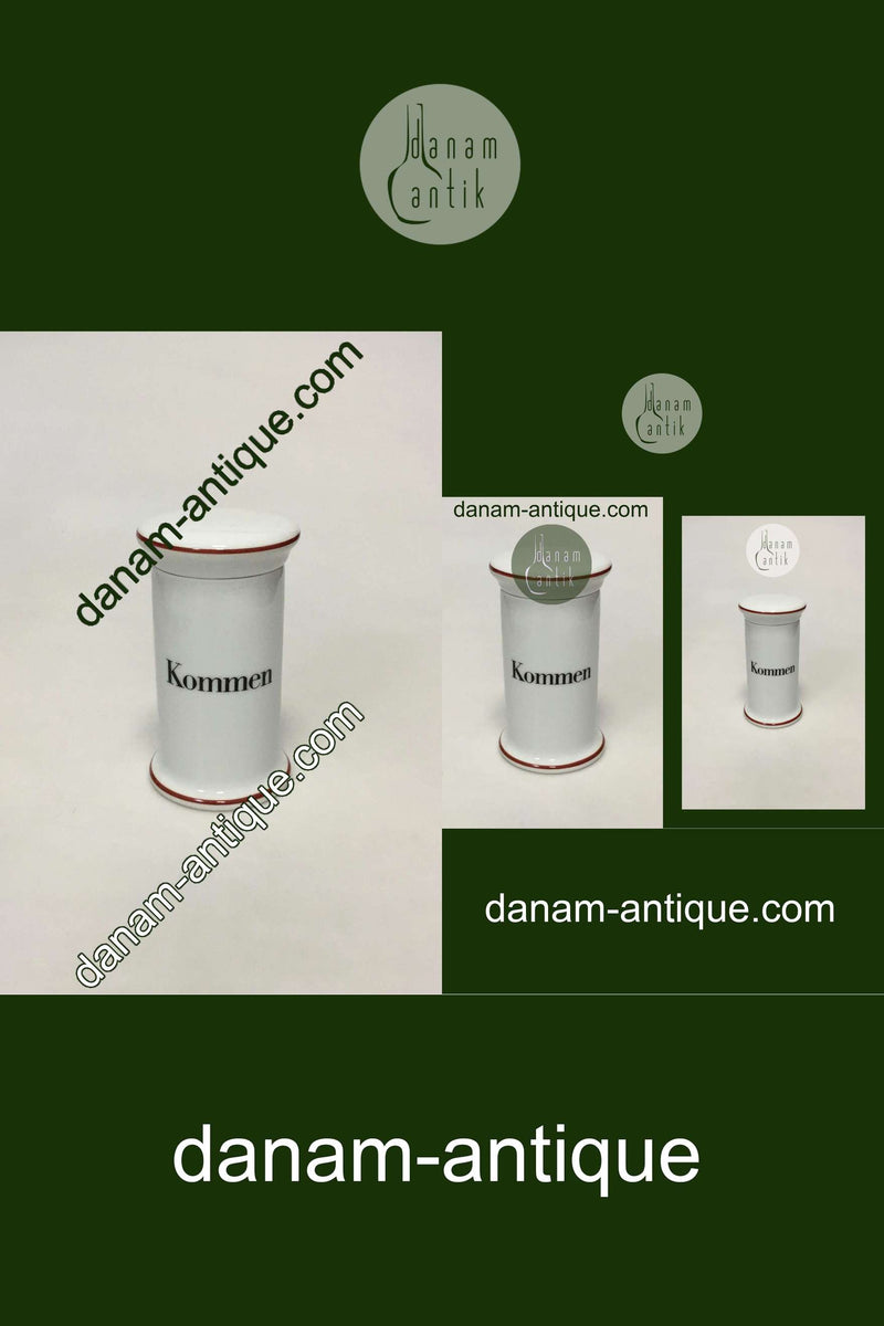 Bing & Grøndahl Kommen Krydderikrukke No 497 fra Apotekerserien