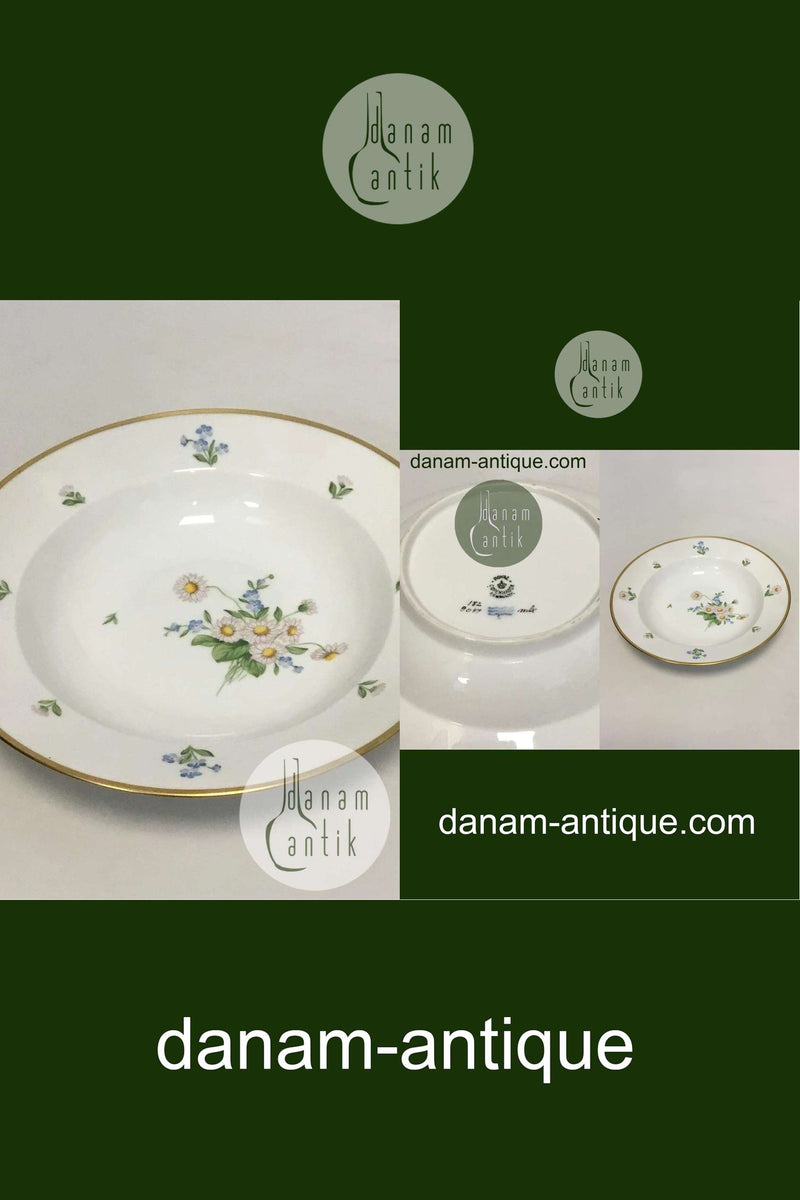 Royal Copenhagen Bellis og Følfod Dyb Tallerken 9049