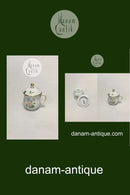 Royal Copenhagen Bellis og Følfod Cremekop med låg No 9166