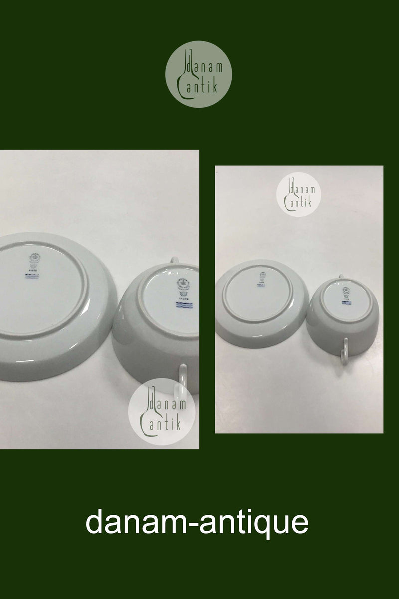 Royal Copenhagen Gemma Bouillonkop med underkop, uden låg No 14690