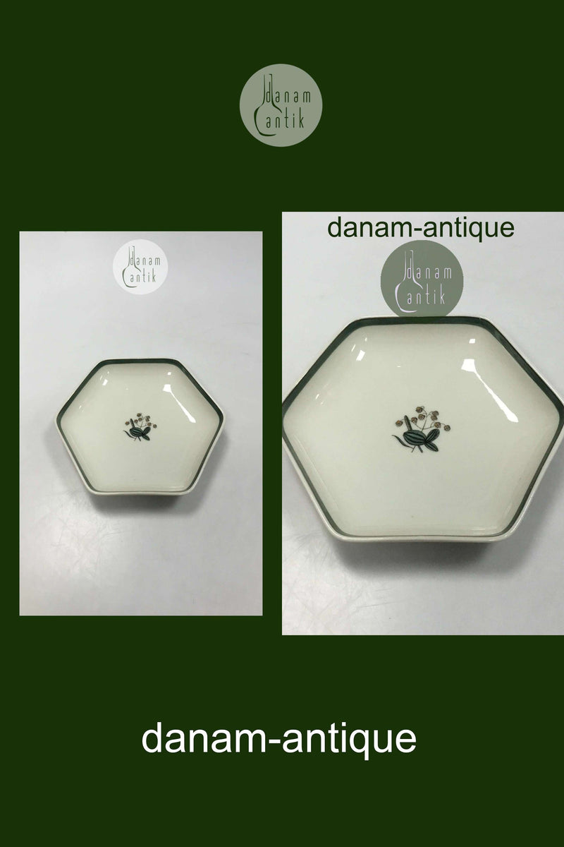 Royal Copenhagen Hjertegræs Sekskantet Sætteskål No 884/9784