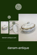 皇家哥本哈根套装第478号玫瑰花环与金质椭圆餐具 No 9058