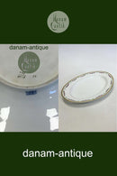 Royal Copenhagen Pattern no. 478 Rose garland with gold Large oval dish No 9039