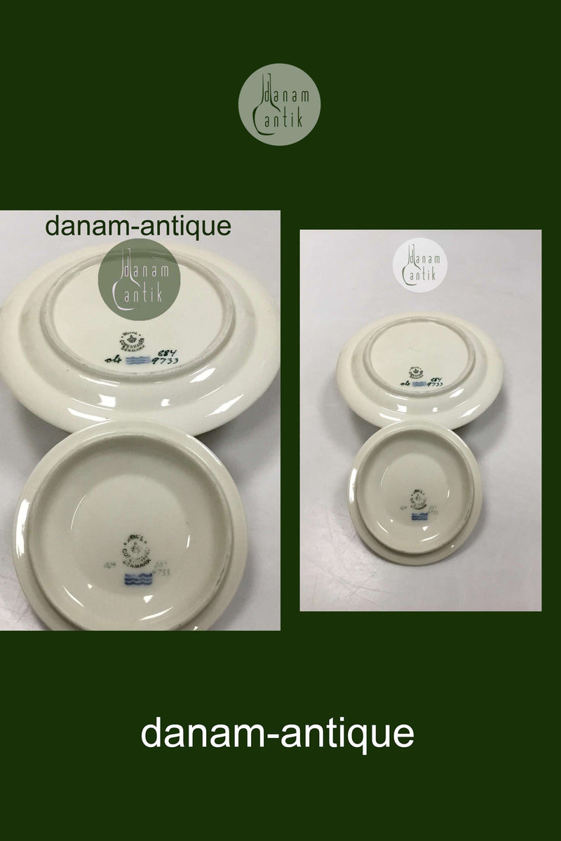 Royal Copenhagen Hjertegræs Marmelade / Smør skål No 884/9733.