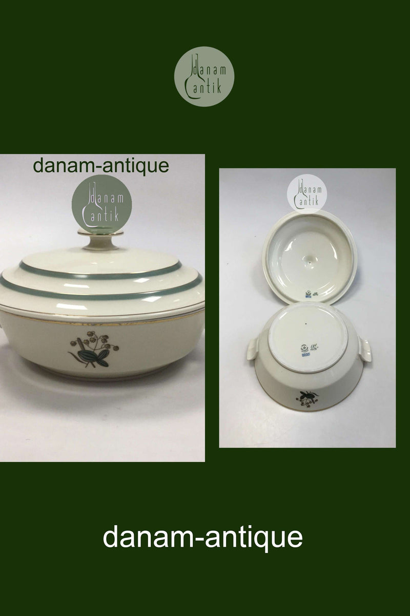 Royal Copenhagen Hjertegræs Rund Lågskål No 884/9575