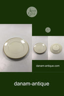 Royal Copenhagen Smooth Cream colored Pattern Lunch plate No 9589.