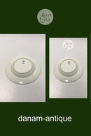 Royal Copenhagen Smooth Cream-colored Pattern Deep Plate No 9587