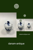Royal Copenhagen Blue Flower Braided Jam Jar with Lid No 8250