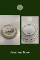 Royal Copenhagen Flora Danica Fugle Frokosttallerken No 20/3554 med gennembrudt kant.