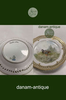 Royal Copenhagen Flora Danica Fugle Frokosttallerken No 20/3554 med gennembrudt kant.