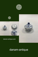 Bing and Grondahl Blue Traditional Blue Fluted Sugar Bowl No 592