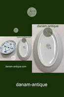 Bing und Grondahl Blau bemalte Musselmalet Servierschüssel Nr. 349