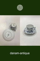 Bing & Grøndahl Blåmalet Musselmalet Kaffekop og Underkop No 305/102